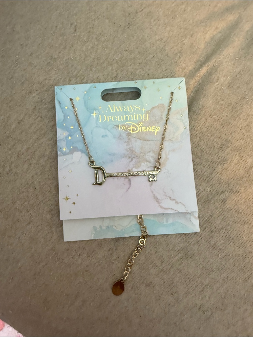 NEW WITH TAGS ALWAYS DREAMING DISNEY NECKLACE